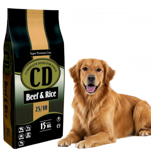 Delikan CD Beef &amp; Rice 15 kg